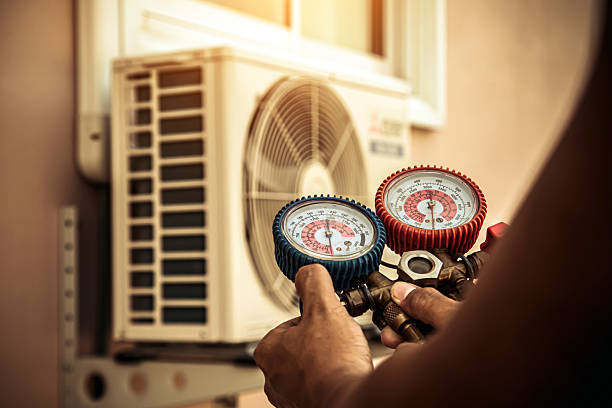 Professional Ac Installation technician working in Shirley, IN